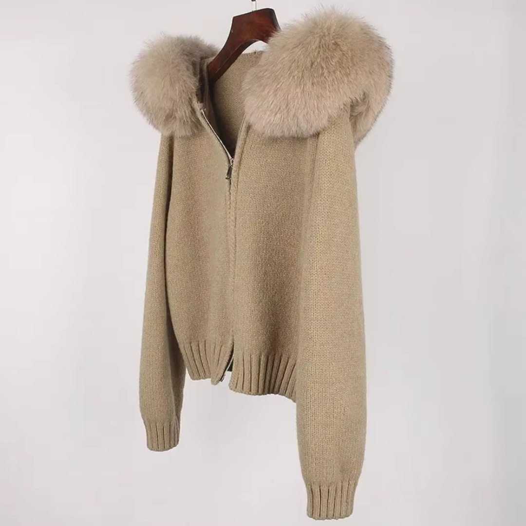 Beige Luna Cardigan