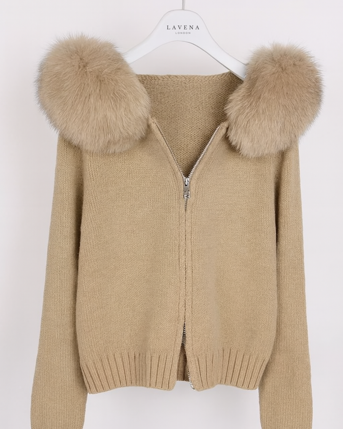 Beige Luna Cardigan