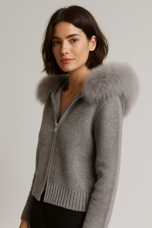 Grey Luna Cardigan