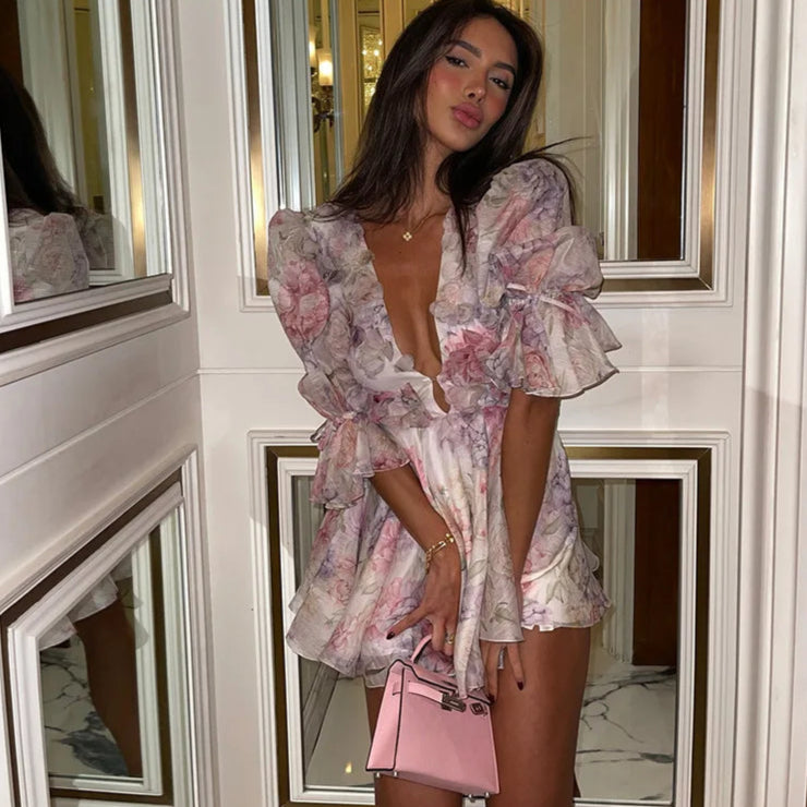 Aura Puff Sleeve Dress