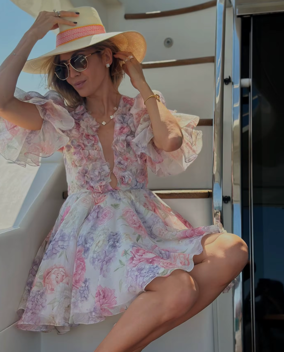 Aura Puff Sleeve Dress